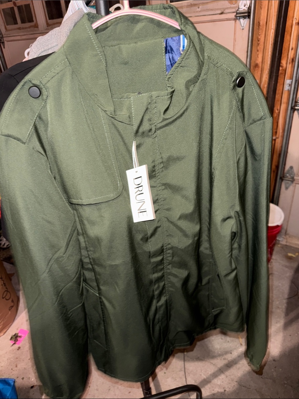 Olive Green Military Field Jacket